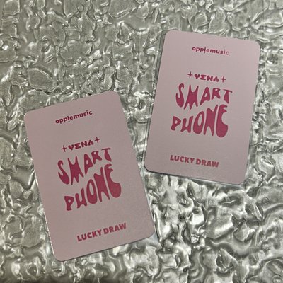 YENA叡娜迷二applemusic幸運卡🐤