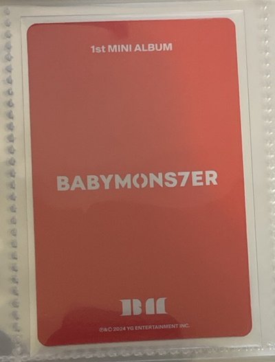 BABYMONS7ER 專輯卡 TAG版專卡 Ahyeon