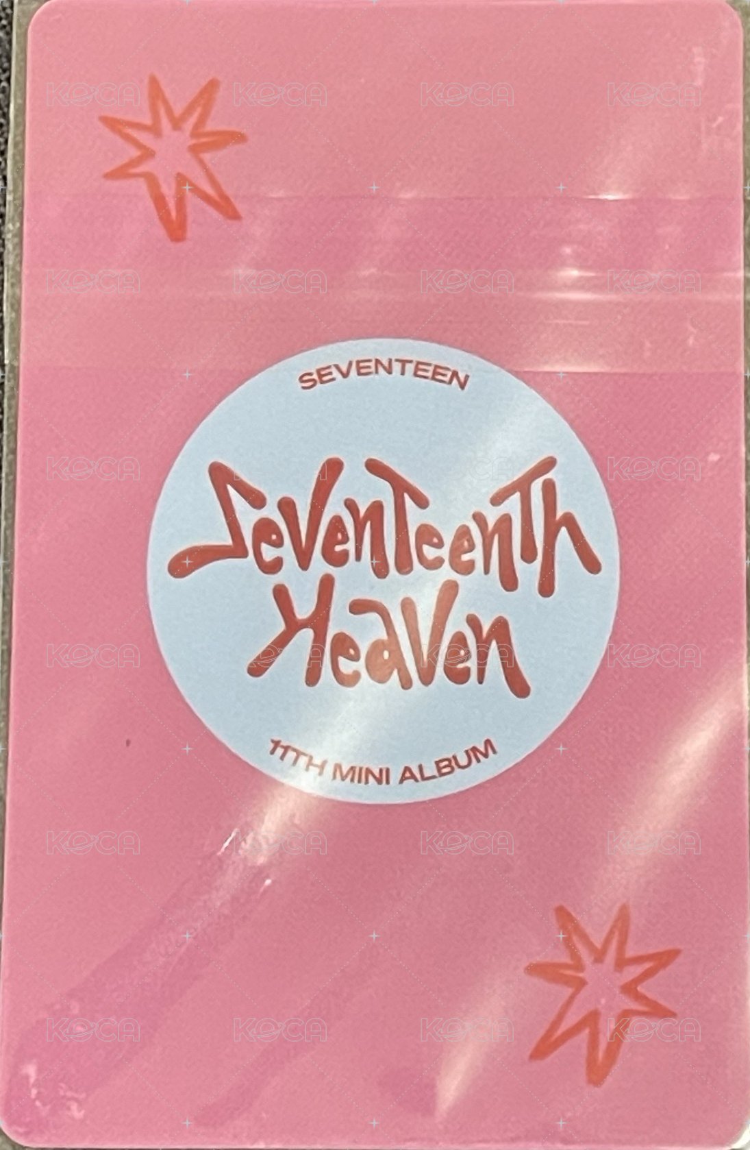 MINI11 日咖 CARAT ver. 特典卡  背面