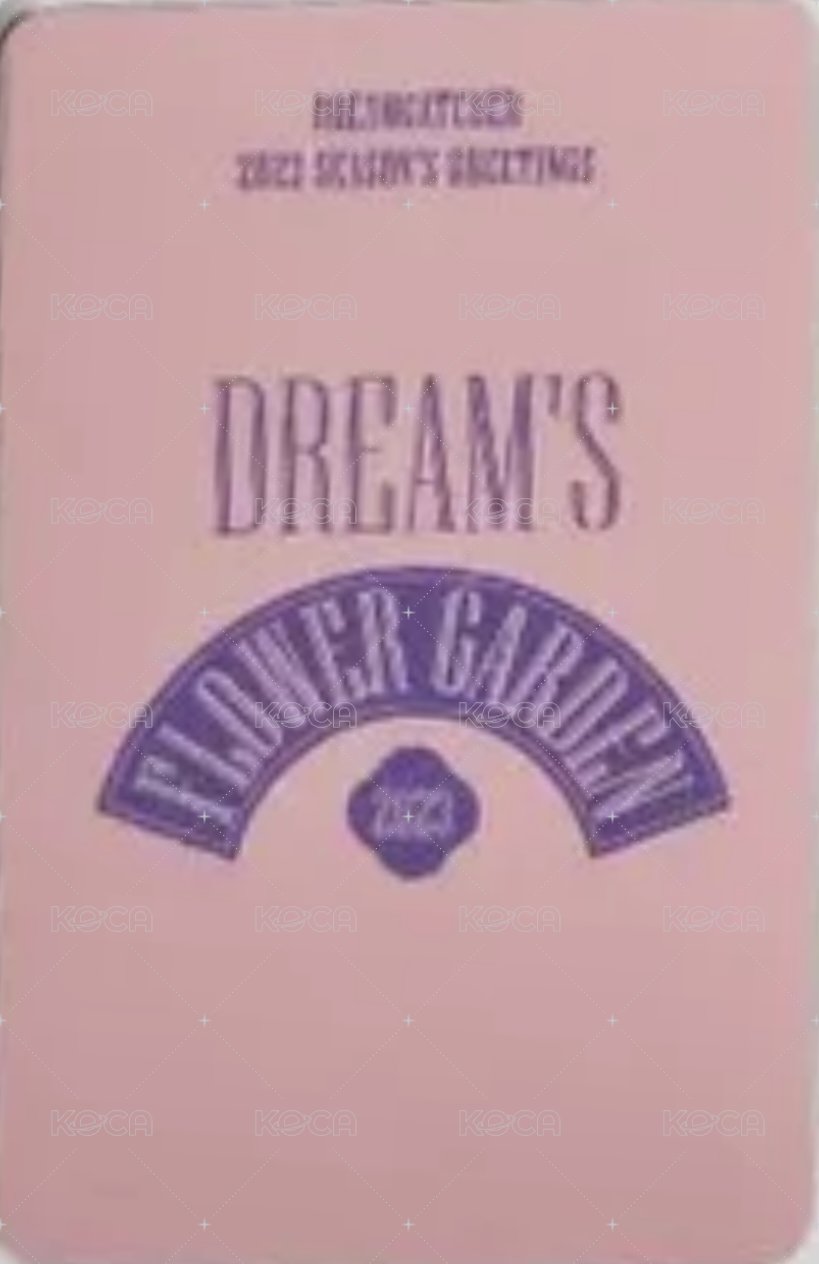 2023SG掛曆 Dreamcatcher KR. 特典卡  背面