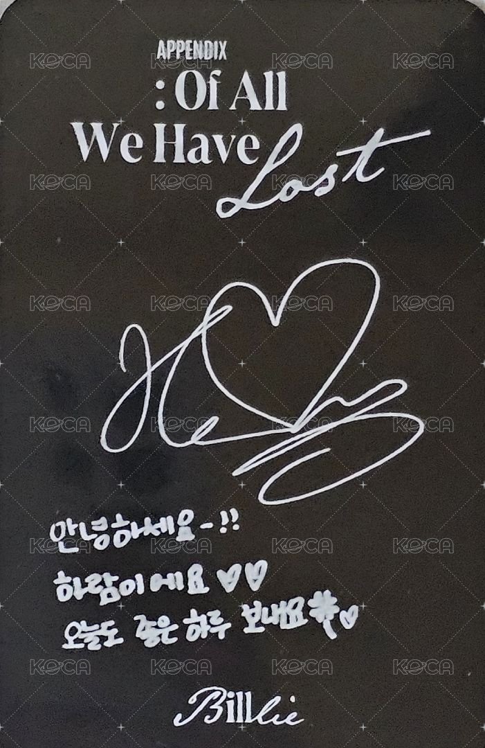 迷你五 專輯卡  背面