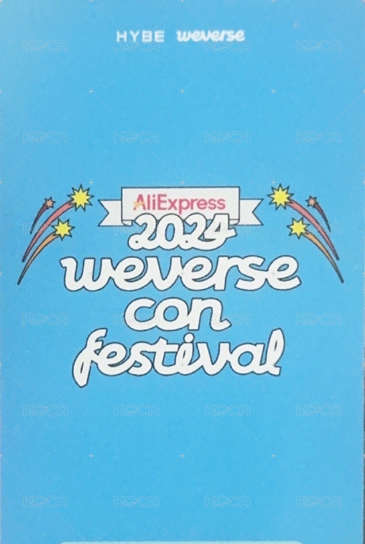 2024 wvs con wvs 入場卡 / 場限卡  背面