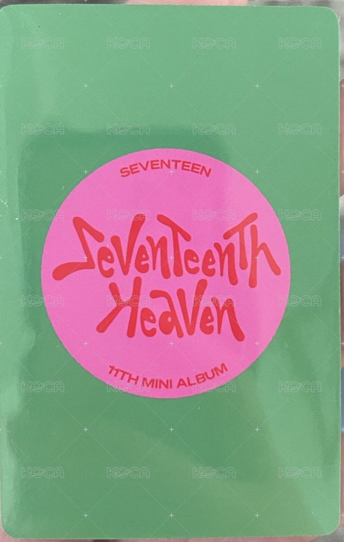 MINI11 yzy E 簽售卡  背面