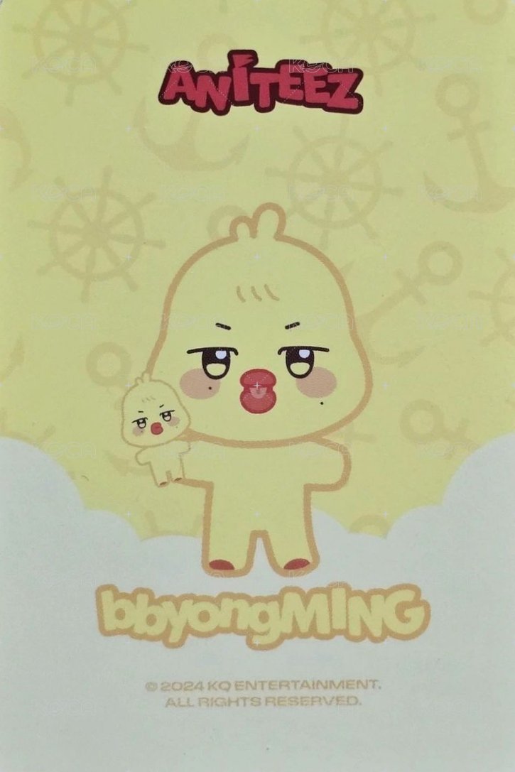 ANITEEZ IN ILLUSION 周邊卡 PLUSH DOLL 背面
