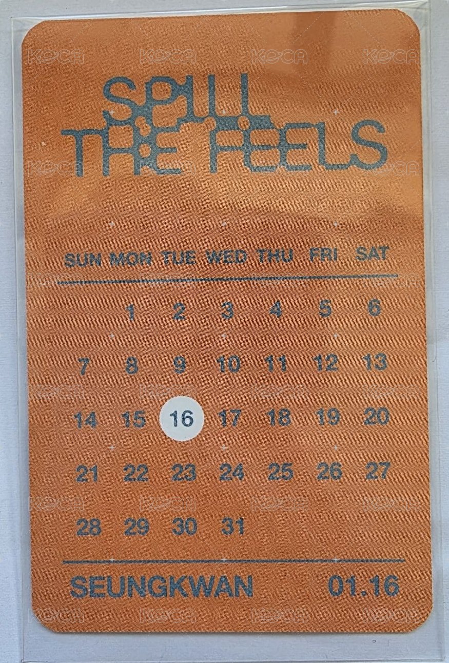 MINI12 yes24 特典卡 生日卡 背面