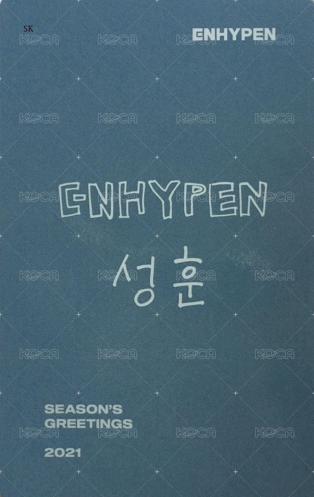 21年曆 年曆卡  背面