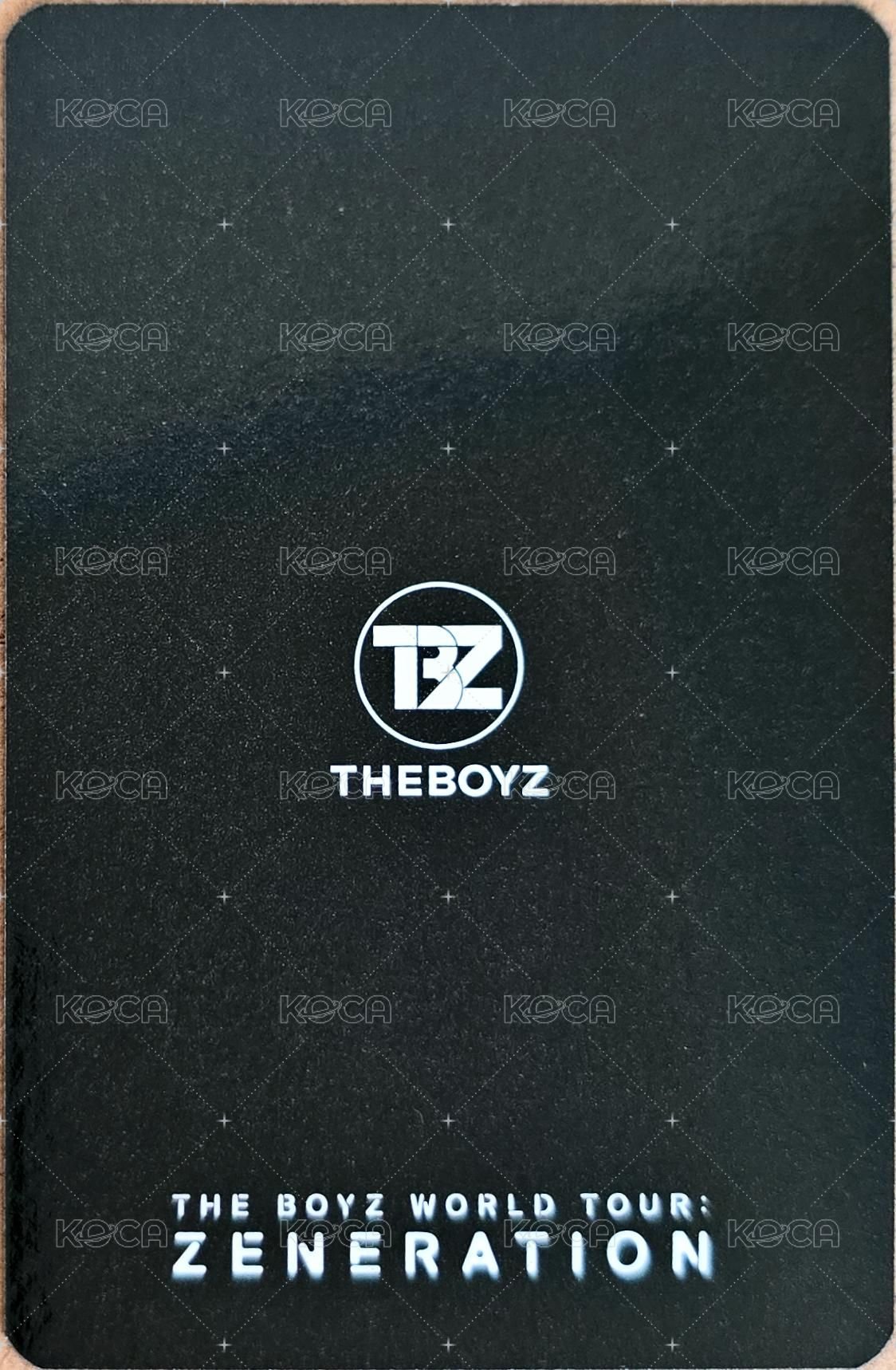 THE BOYZ 2ND WORLD TOUR : ZENERATION 周邊卡 證件套 背面