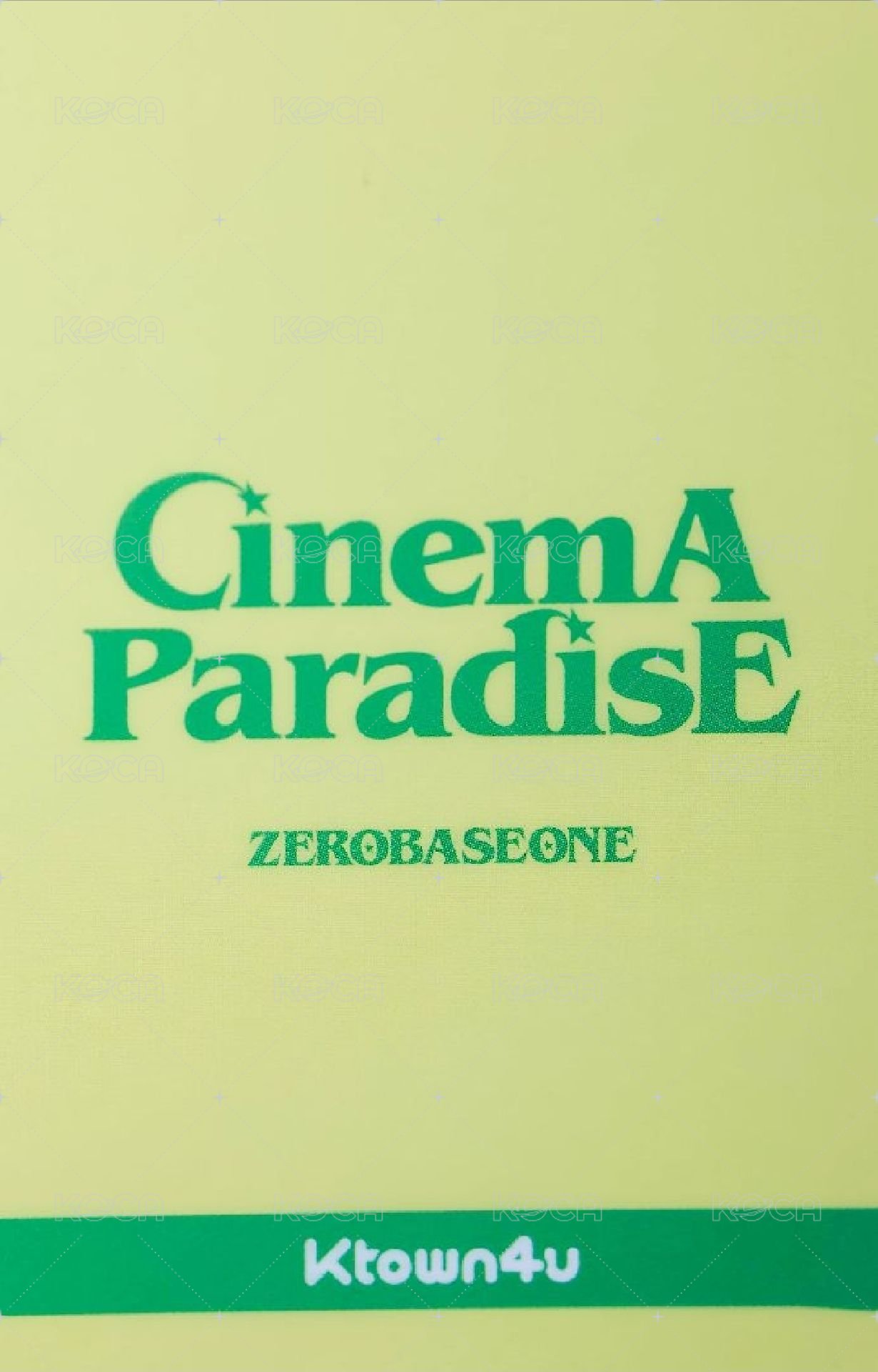 迷四 k4 特典卡 說謊 ver. 背面