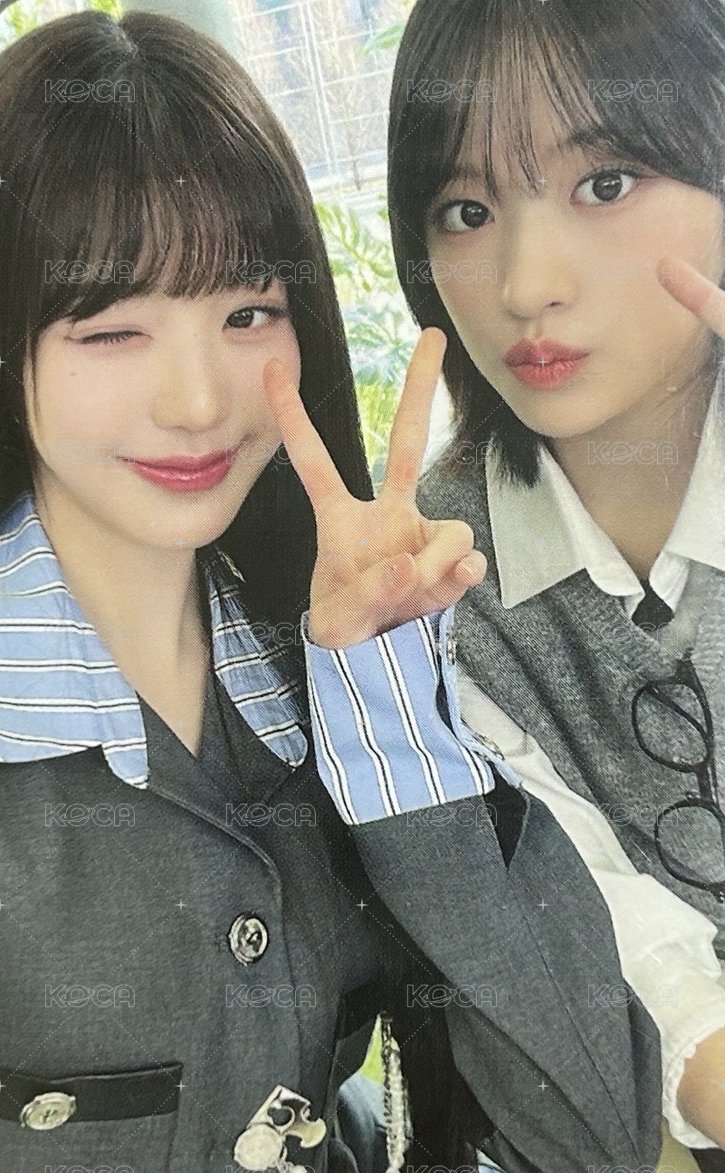 24’FM MAGAZINE IVE 隨機卡 安員雙人卡 正面