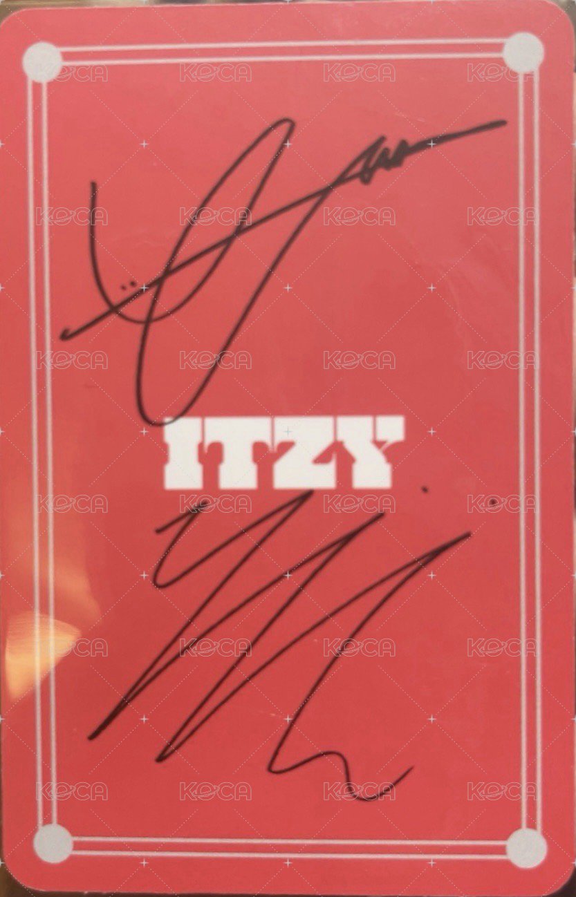 KILL MY DOUBT 專輯卡 單封 雙人卡 背面