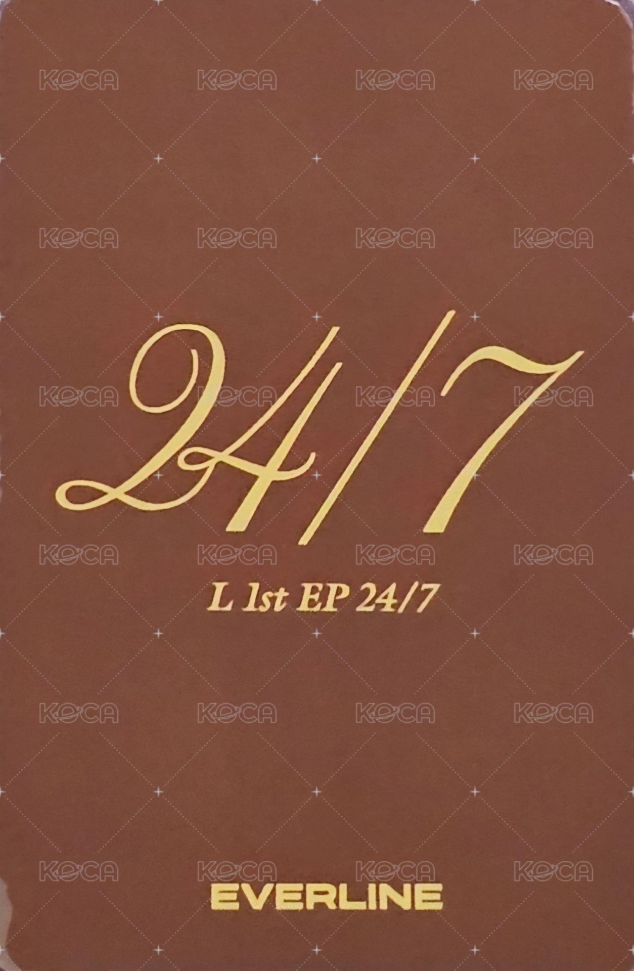 24/7 el 線上 2.0 簽售卡  背面