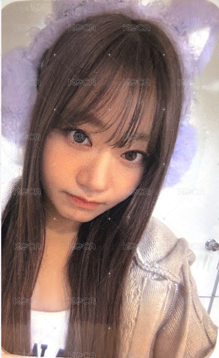 Born to be XX FLNK 特典卡 貓咪耳罩茱莉 正面