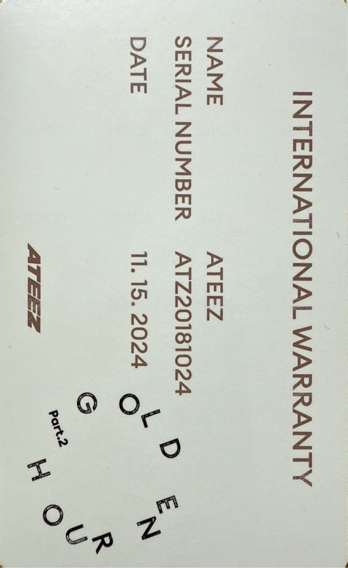 GH2 專輯卡 FOR ver. Z 背面