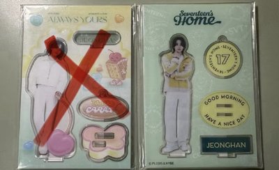 SEVENTEEN 日專 ALWAYS YOURS 淨漢 JEONGHAN 特典 LUCKY DRAW LD 小卡 立牌
