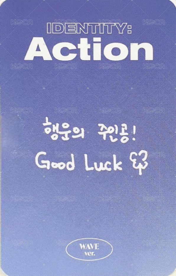 迷你三輯 專輯卡  背面