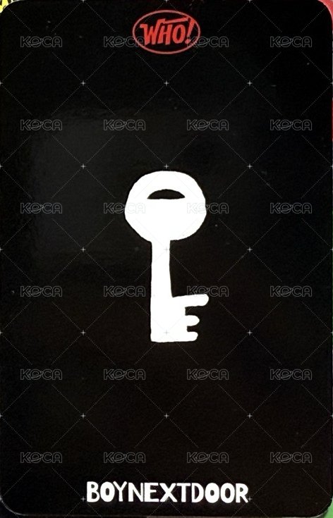 WHO! 打歌卡 滿勤 6 背面