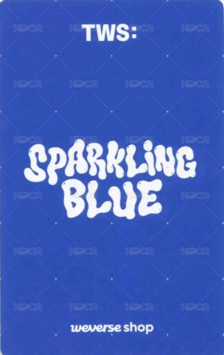 Sparkling Blue wvs 預售 特典卡  背面