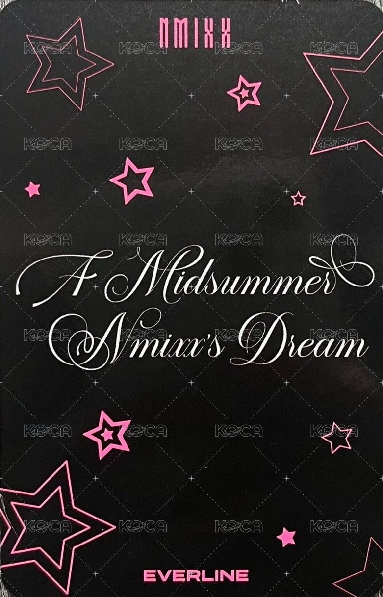 仲夏夜 el 2.0 幸運卡 天啊裴 背面