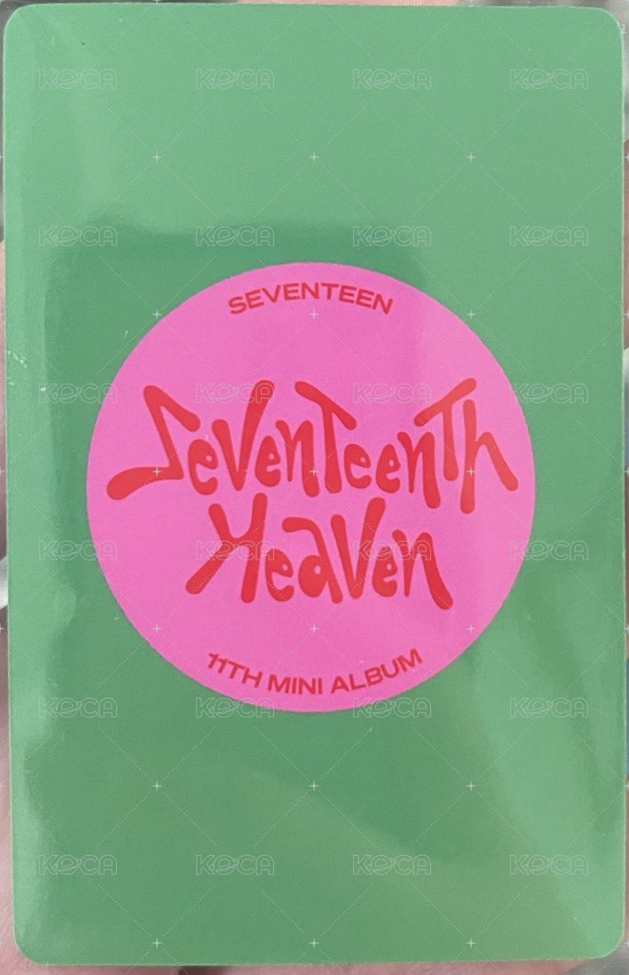 MINI11 yzy  E 簽售卡  背面