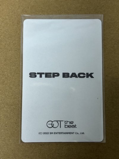 Got the beat BoA step back 周邊卡 貼紙卡