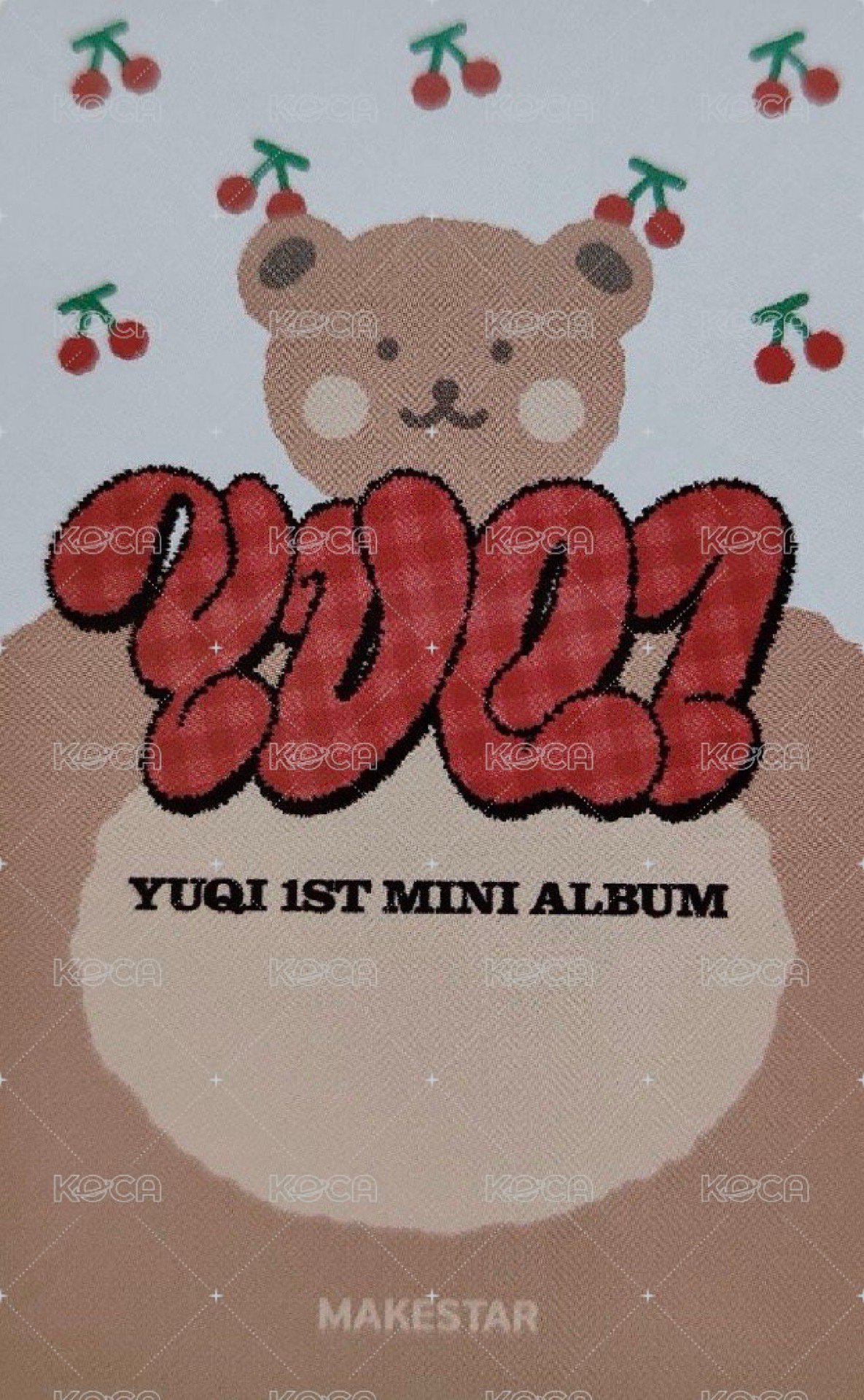 YUQ1 ms 線下3.0小熊琦 簽售卡  背面