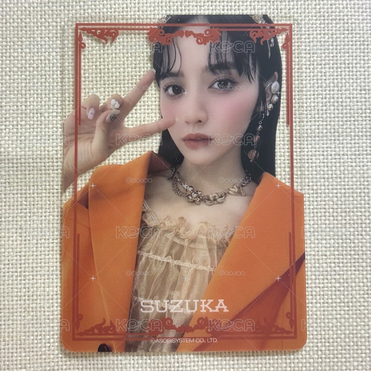 FRUITS ZIPPER 鎮西寿々歌 鎮西壽壽歌 透卡 2nd シングルジャケット edition