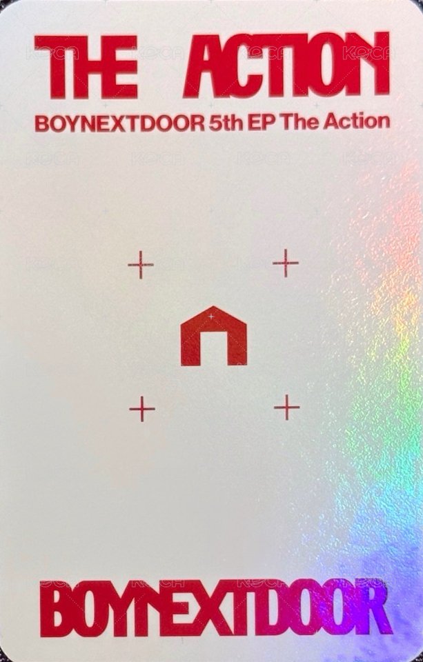 The Action 阿拉丁 預售 特典卡 單封版 背面