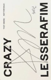CRAZY JP 專輯卡 單封印簽