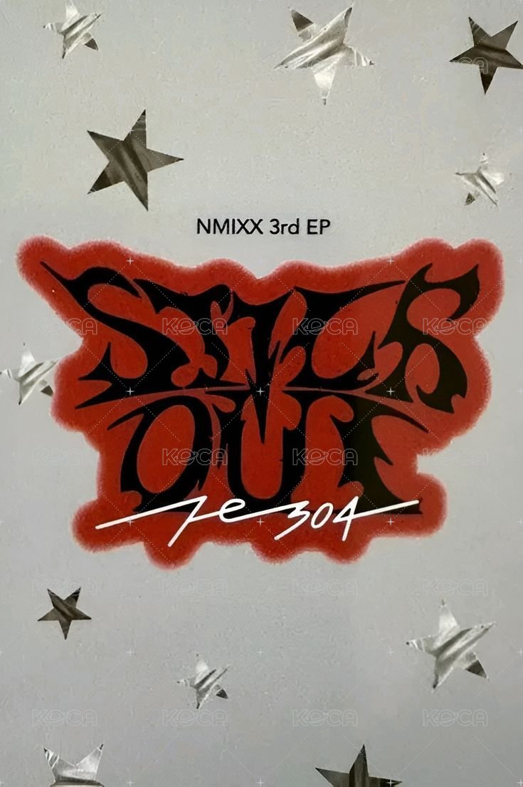 STICK OUT 專輯卡 電子專固配卡 背面