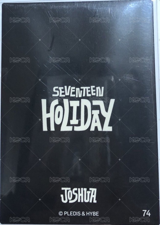 25‘FM｜HOLIDAY 隨機卡 卡包卡 背面