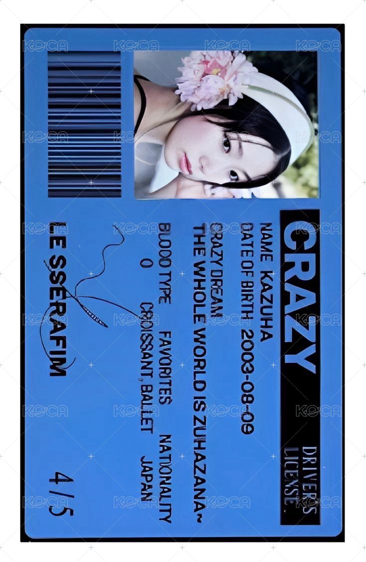 CRAZY 專輯卡 VOL.2 背面