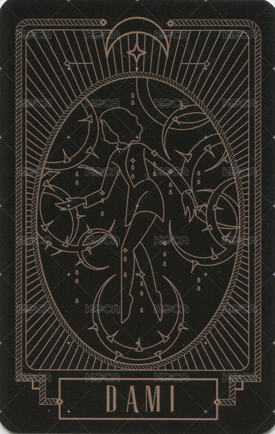 單曲二輯 專輯卡  背面