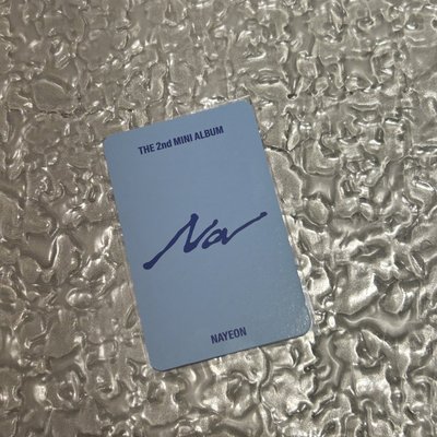 NAYEON solo2 bdm幸運卡🐰