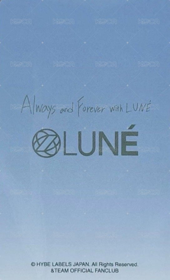 Other 會員禮卡 FC日咖續會卡 背面