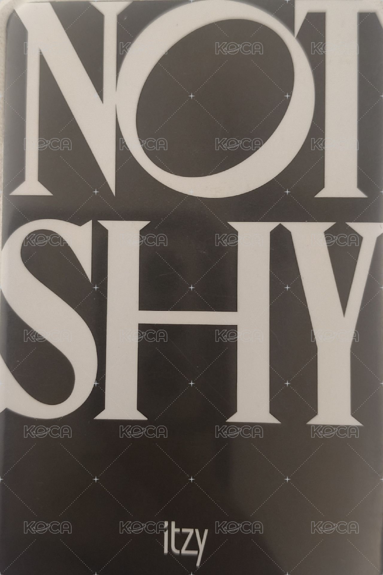 Not Shy 專輯卡 雙人卡 背面