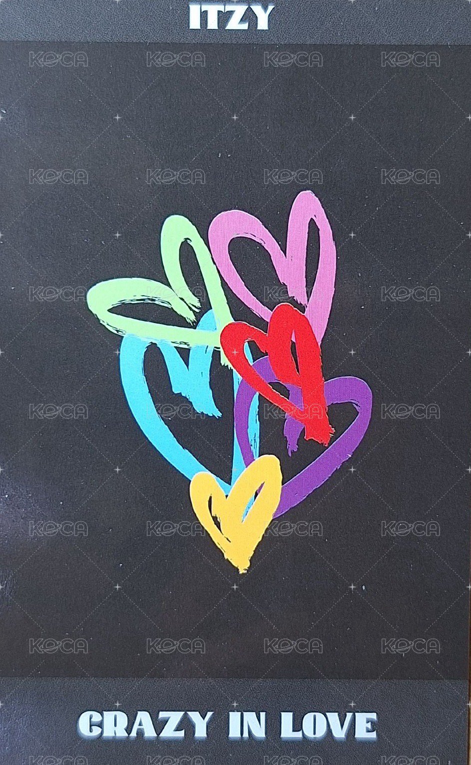 CRAZY IN LOVE am 3.0 簽售卡  背面