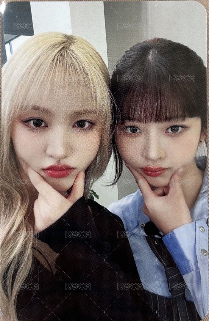 24’FM MAGAZINE IVE 隨機卡 二期fan meeting包 雙人卡怜栗 正面