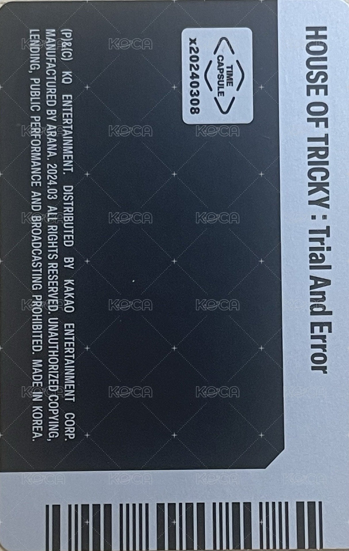 迷三 專輯卡 HIKER ver. ID卡 背面