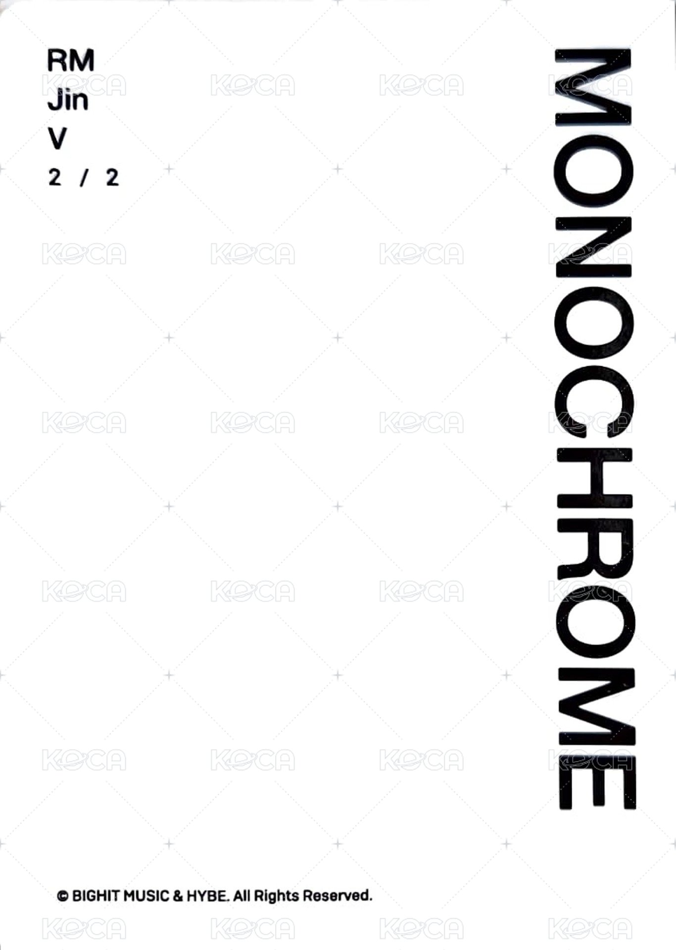 MNCR展 隨機卡 分隊(2/2) 背面