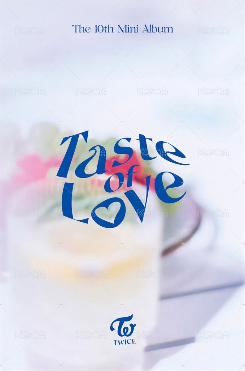 Taste of Love 專輯卡 預購禮 背面