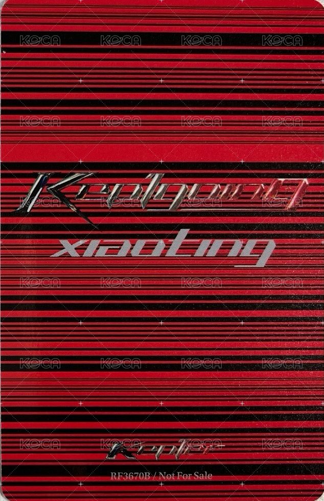 JP正規一 專輯卡 單封 背面