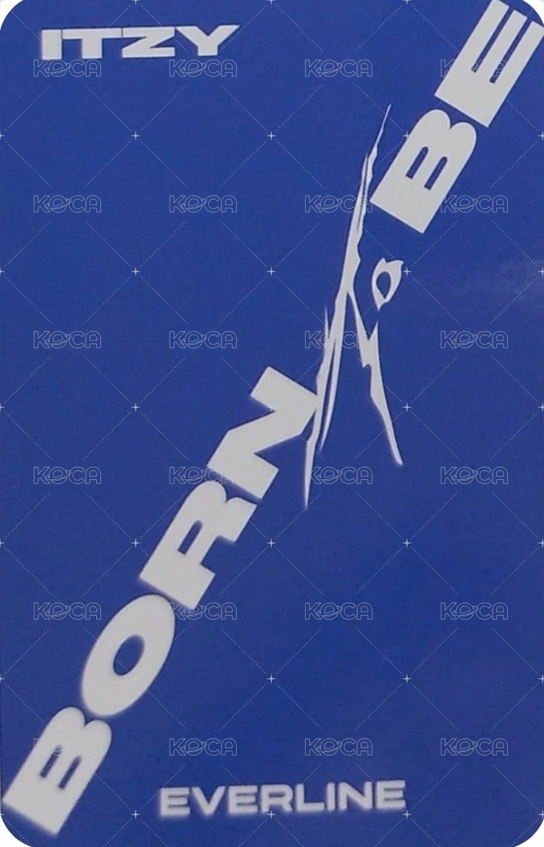 BORN TO BE el 2.0 簽售卡 捧臉 背面