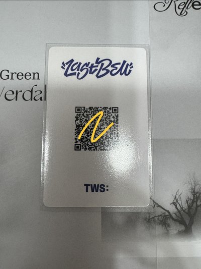 Last Bell yzy 4.0 簽售卡語音卡-韓振