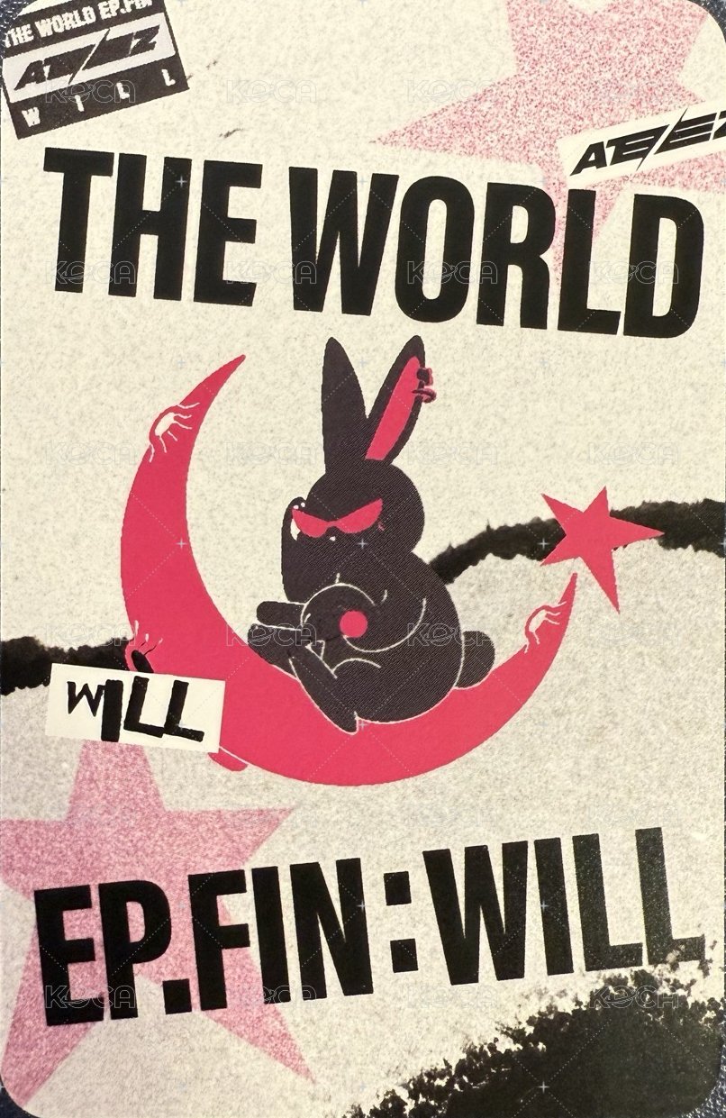 WILL 快閃店 周邊卡 Pouch 背面