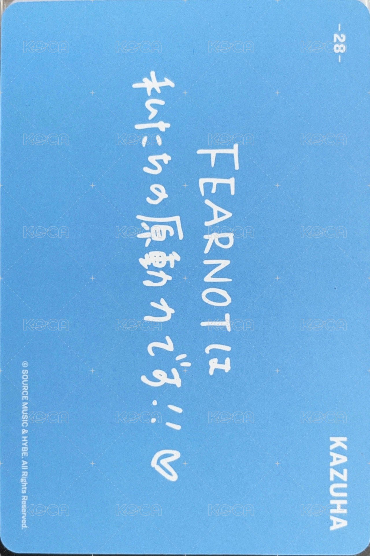 24‘fm JP 隨機卡  背面