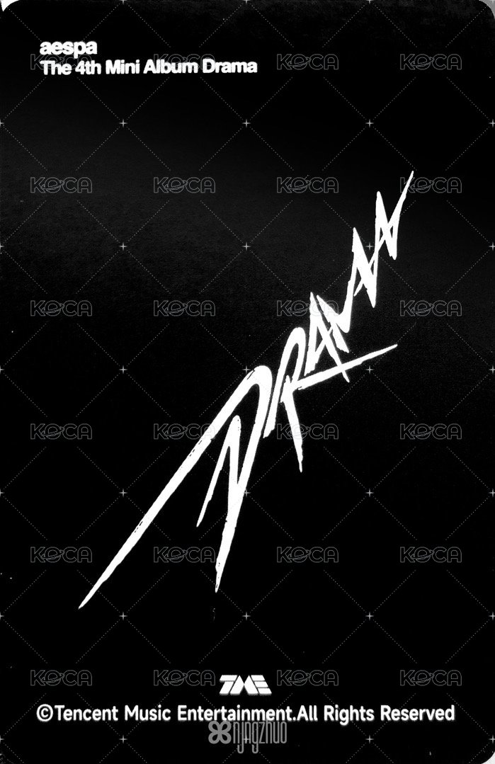 Drama QQ音樂 星光卡 一星吉 背面