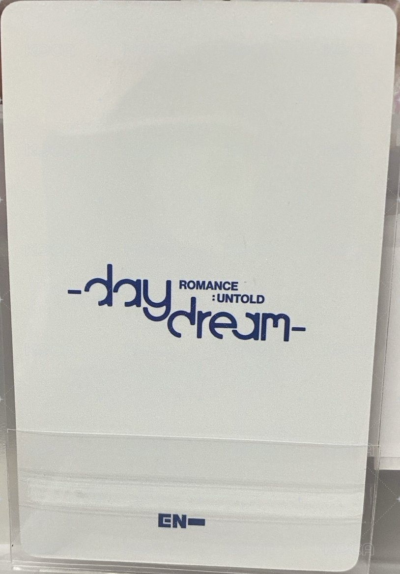 正二後續 yzy 3.0 簽售卡  背面