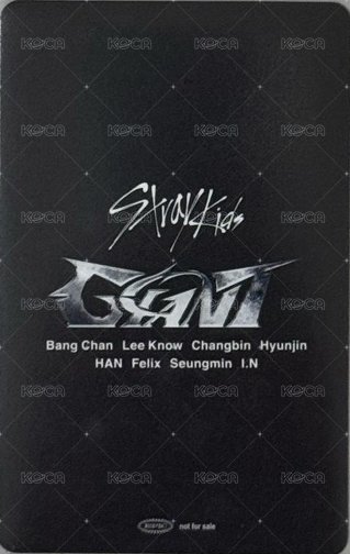 GIANT 入場卡 / 場限卡 大阪 12/07 背面