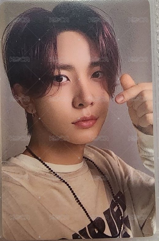 正二 yzy 簽售卡  正面