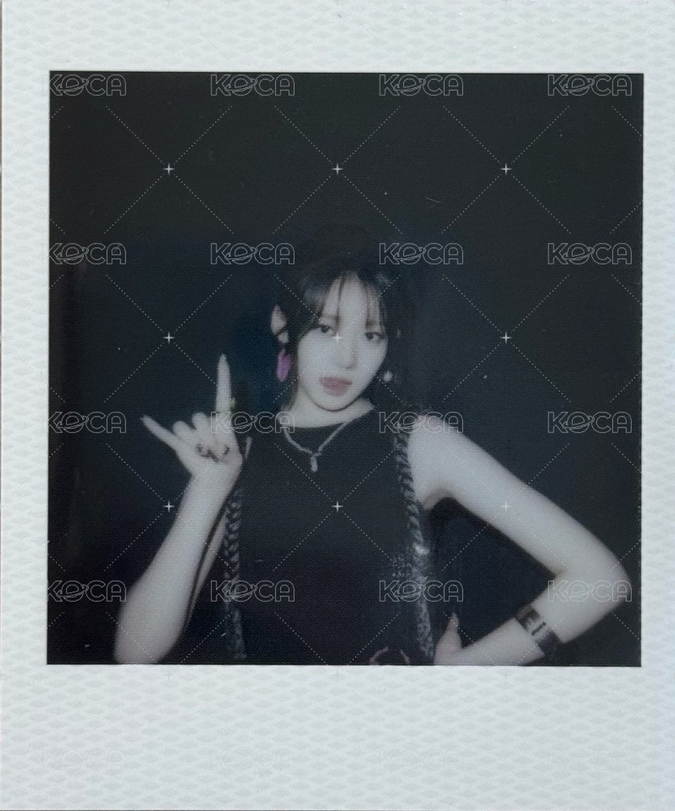 25’世巡 周邊卡 亞巡手燈套拍立得茶 正面